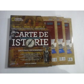   CARTE  DE  ISTORIE  O aventura  interactiva  vol.I / II /III  -  MARCUS  COWPER  -  National Geographic 